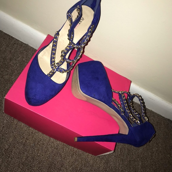 Royal Blue Heels - Picture 6 of 8